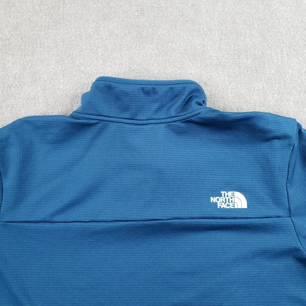 The North Face Sweatshirt Mens XL Blue Pullover 1/4 Zip Lightweight Stretch